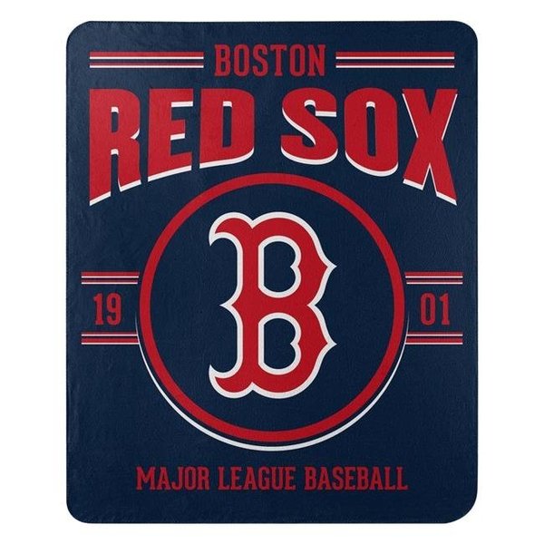 Northwest Northwest 9060411957 Boston Red Sox Fleece Southpaw Design Blanket - 50 x 60 in. 9060411957